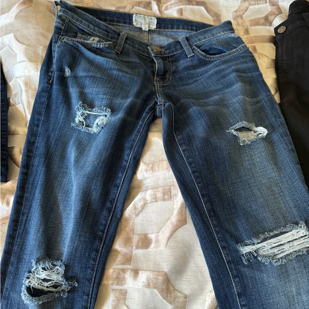 Current Elliot • size 26 • distressed blue jeans